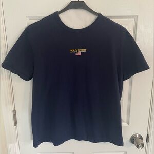 Polo Sport Ralph Lauren T-Shirt Men's USA- Navy Blue Large